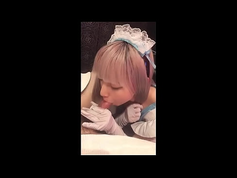 ❤️ جاپاني بت [میوکا]، د فرانسوي نوکرۍ جامې، لومړۍ برخه، بلو جاب او د لوشن سره ټوکر ❤️  ❤